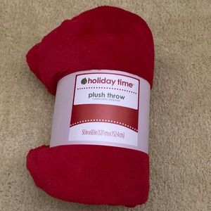 Holiday Time Plush Throw 50 x 60 inches 3/$30